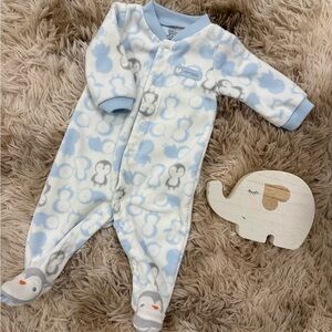 Cozy Blue Penguin Kids One Piece CARTER’s